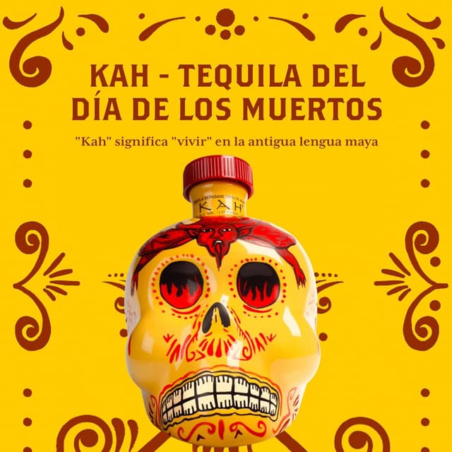 Thumbnail 1 de KAH Tequila Reposado Día de los Muertos 🥃 70cl