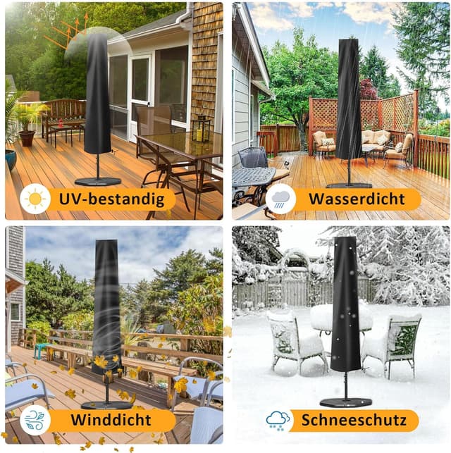 Thumbnail 6 de Aipwerer Sonnenschirm Schutzhülle 3m