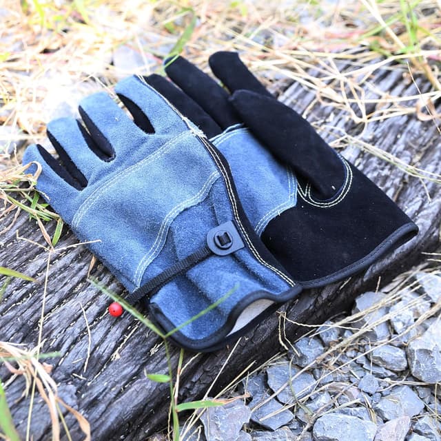 Detalle 1 de Leather heat resistant safety gloves