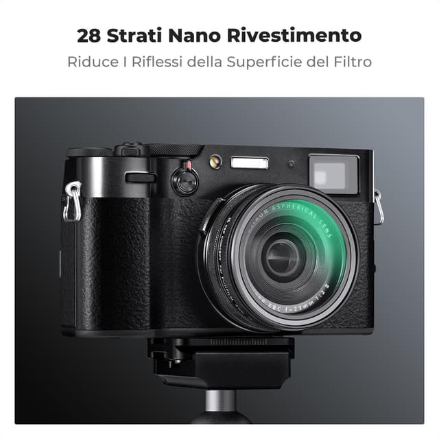 Thumbnail 4 de K&F CONCEPT Nano-Xcel Black Mist 1/4 per Fujifilm X100