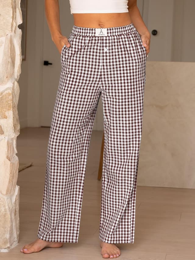 Detalle 2 de ANRABESS Gingham Pants 2026 ⚙