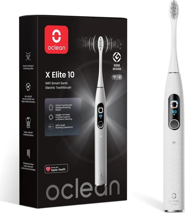 Detalle de Oclean X Elite 10 spazzolino elettrico 40 giorni