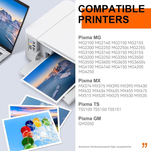 Detalle de Druckerpatronen 540/541 XL Multipack (PG 540 XL Schwarz, 541 XL Farbe) – kompatibel für Canon Pixma