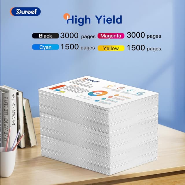 Detalle de Gureef LC3219XL Ink Cartridges 3000‑page pack