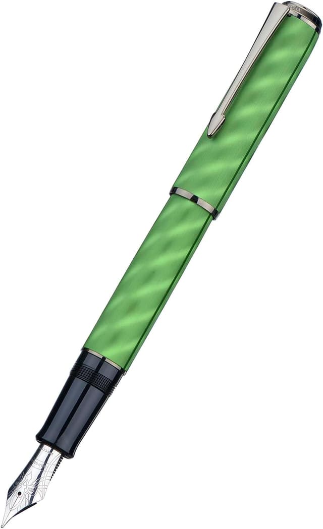 Detalle de Asvine Hongdian A9 Füllfederhalter groß (Nr. 8 feine Feder) im Konverter-Set mit Metalletui