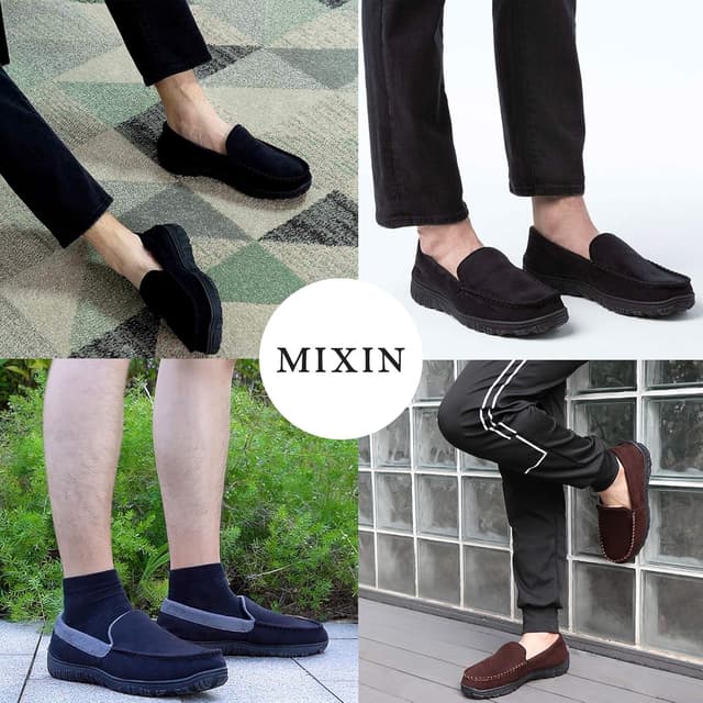 Thumbnail 1 de MIXIN Moccasin Slippers with Memory Foam
