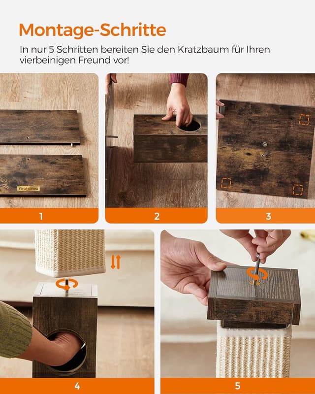 Thumbnail 4 de Feandrea PCA021X01 Kratzbaum 73 cm 🐱