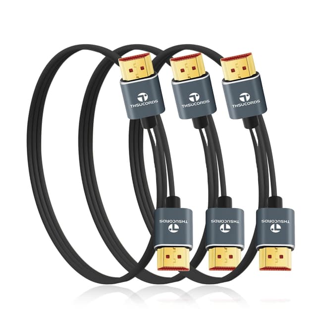 Detalle de Thsucords Cable HDMI 8K Ultra Delgado 3M