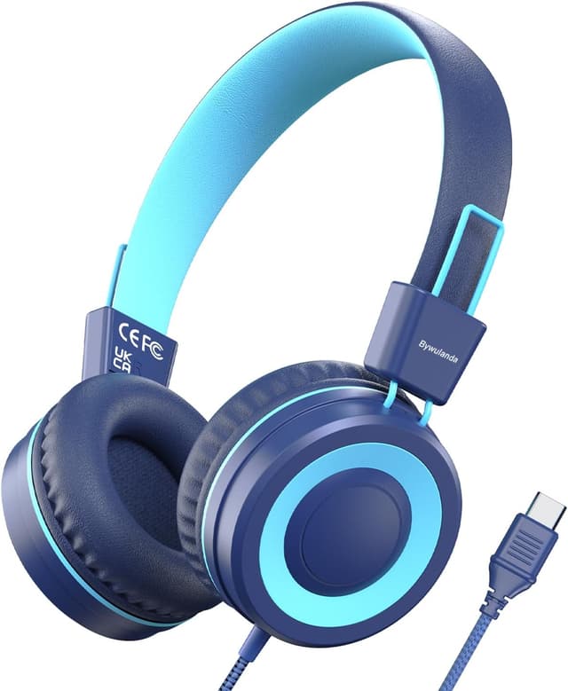 Detalle de Kids USB Type C headphones 94dB