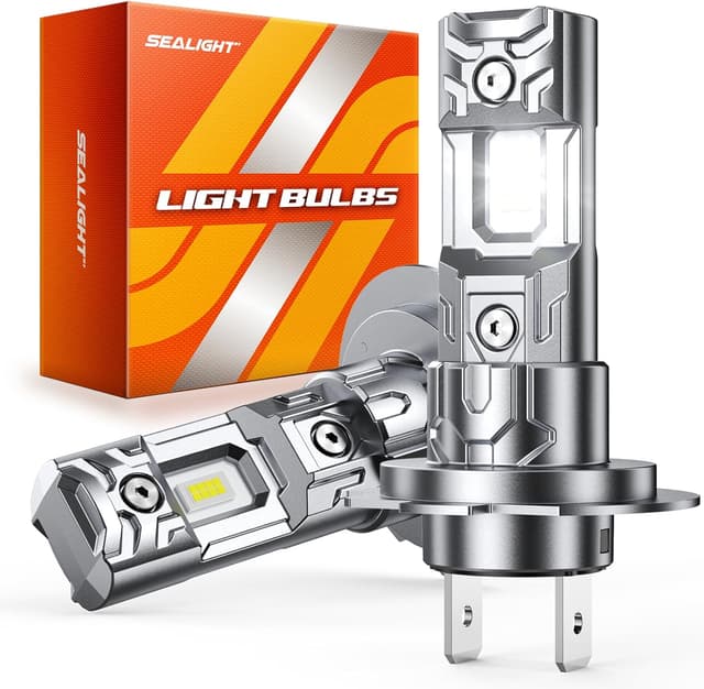 Detalle de SEALIGHT ampoules LED H7 32000 lm 6500 K, kit conversion halogène Plug and Play (2 pièces)