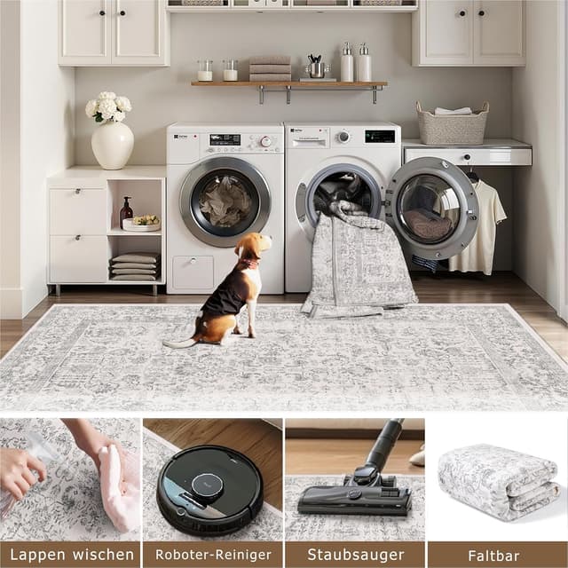 Thumbnail 3 de HUGEAR Alfombra Salon Gris 200x300cm