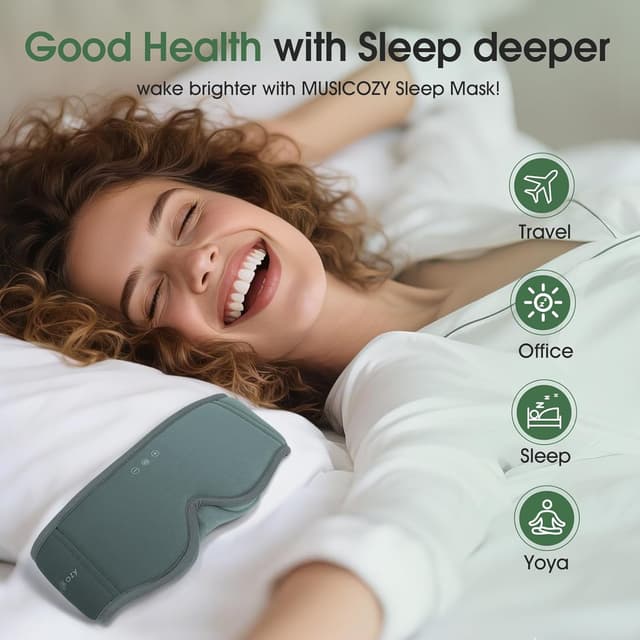 Thumbnail 6 de MUSICOZY sleep mask headphones, 14H playtime