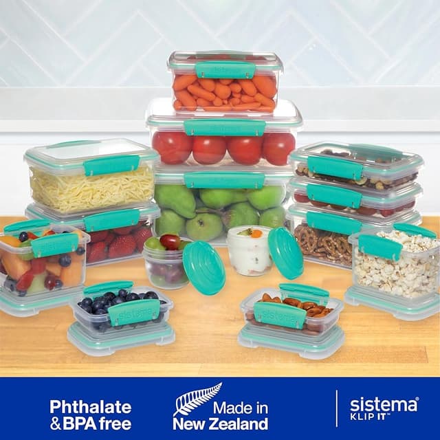 Thumbnail 6 de Sistema Klip It 28 recipientes herméticos apilables para alimentos 🍱