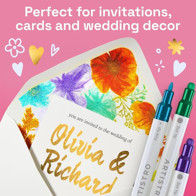 Thumbnail 4 de Artistro ARTISTRO 24 metallic paint markers