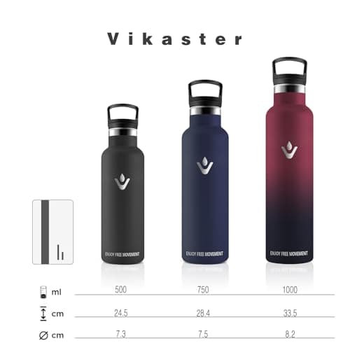 Thumbnail 4 de Vikaster Botella acero inoxidable 500 ml — mantiene 12 h caliente