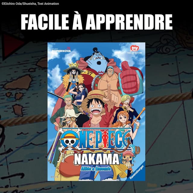 Detalle 2 de Ravensburger One Piece Nakama : Alliés & Ennemis (jeu de société coopératif)