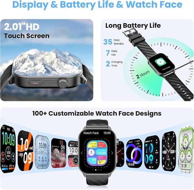 Thumbnail 6 de GPS Smart Watch 2.01" HD Screen