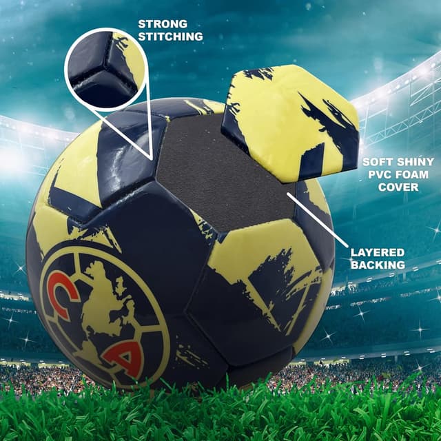 Detalle 2 de Icon Sports Official Club América Soccer Ball (Size 3, PVC)