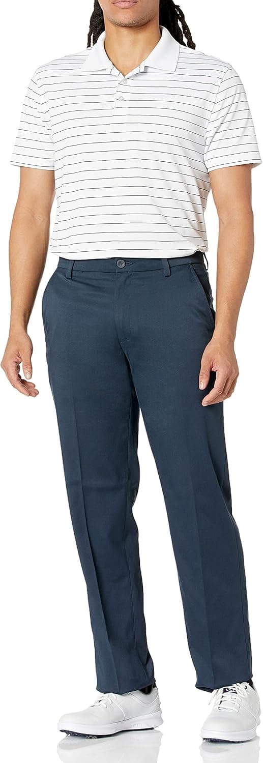 Detalle de Herren Golf-Stretchhose von Amazon Essentials: Gerade geschnittene Stretchhose mit Feuchtigkeitsfunktion