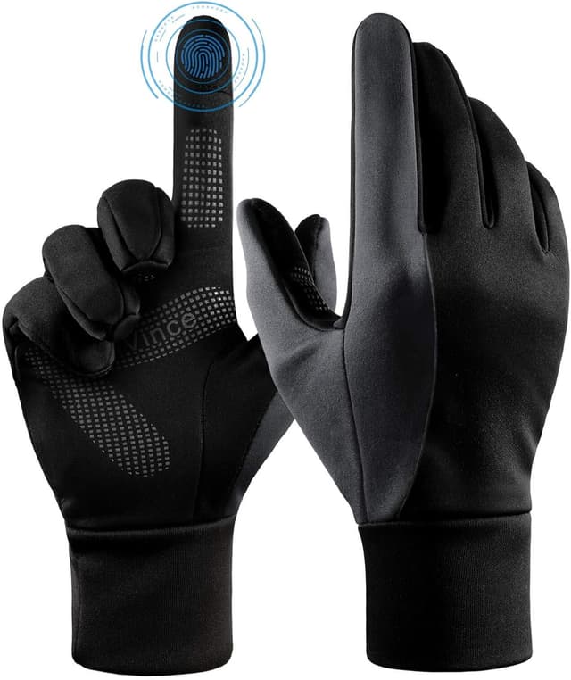 Detalle de Winterhandschuhe mit Touchscreen & Anti-Rutsch – Thermo-Handschuhe für Fahrrad und Laufen (Thermo Touchscreen)