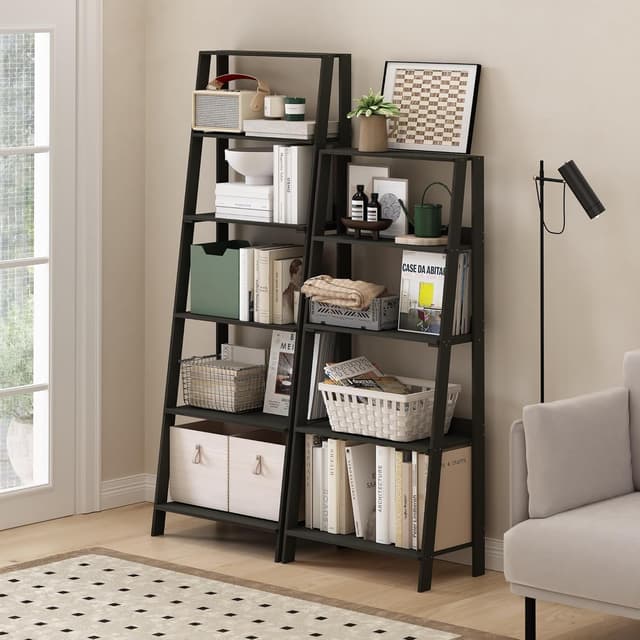 Detalle 2 de Furinno Ladder Libreria a 6 livelli, 168,20 cm