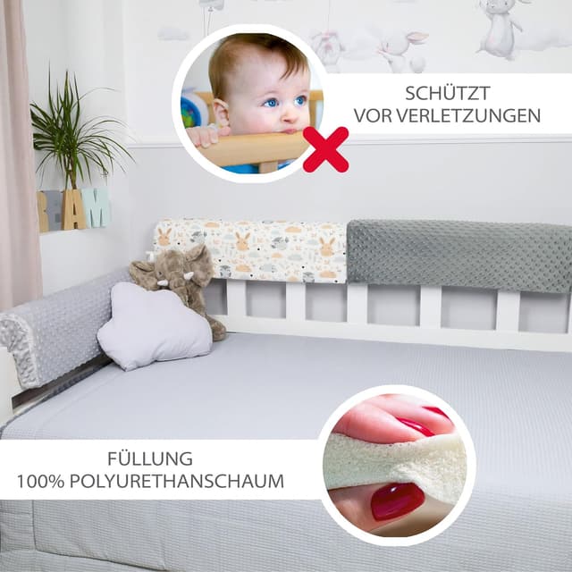 Thumbnail 3 de Totsy Baby Chichoneras Cuna 70 cm 🛡️ Protección para bebés