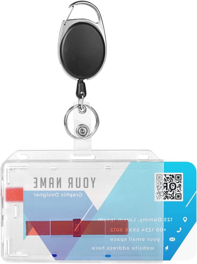 Detalle de Vicloon Porta badge orizzontale 92x62 mm