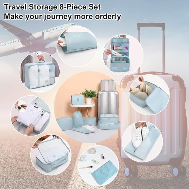 Thumbnail 1 de AiQInu Organizador de Equipaje 8 en 1