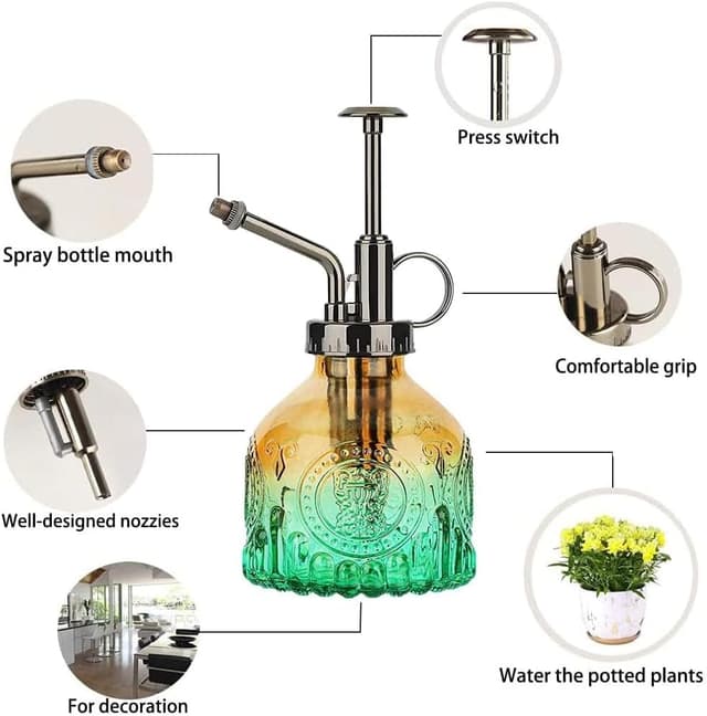 Thumbnail 1 de ZIUHEOA Plant Mister Glass Bottle