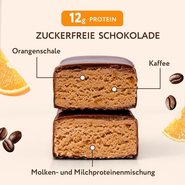 Detalle de Proteinriegel Set 12x, 12 g Eiweiß von FitnesSHOCK