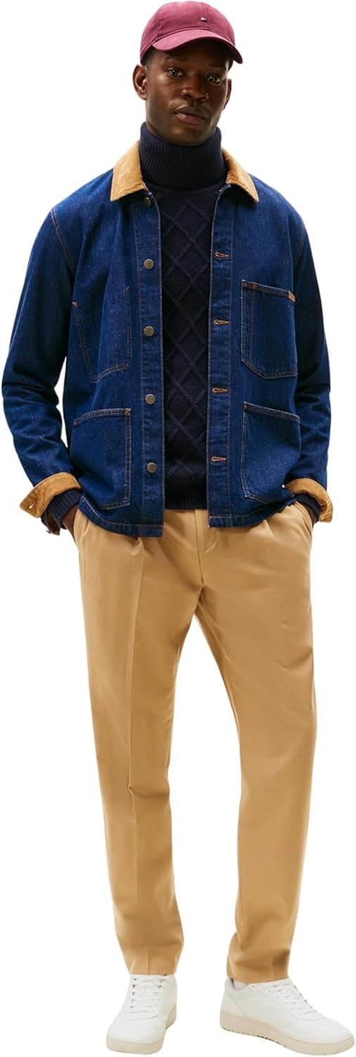 Detalle de Tommy Hilfiger Men’s Basket Core Low Top Cupsole Trainers