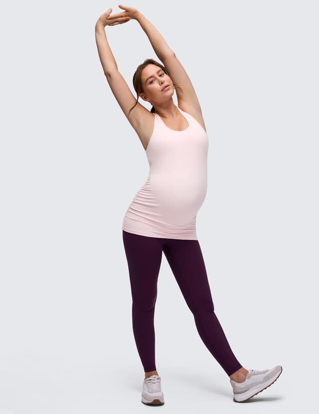 Detalle 2 de CRZ YOGA Butterluxe haut de maternité à dos nageur avec brassière intégrée et coussinets amovibles