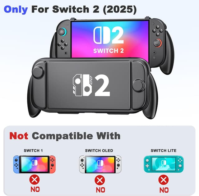 Detalle 2 de HELLCOOL Grip Case for Nintendo Switch 2 — 6‑card storage