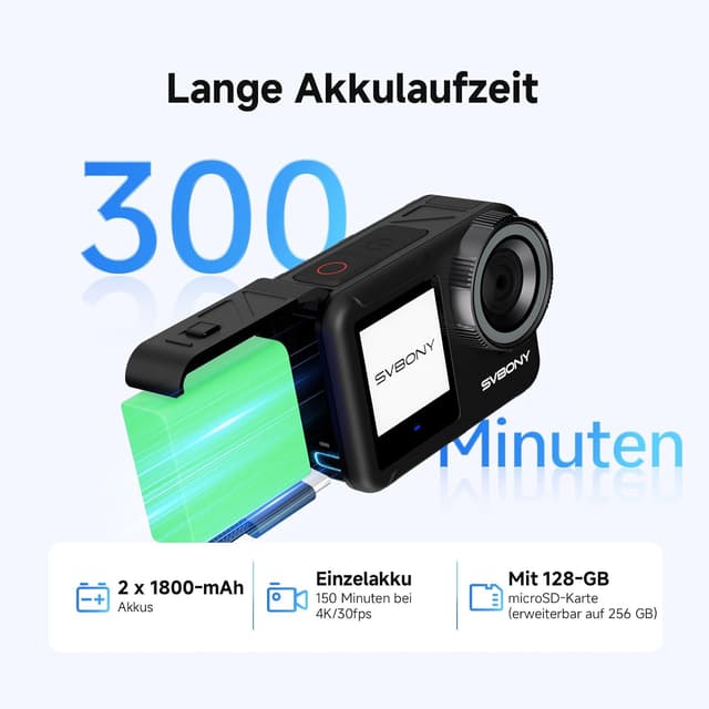 Thumbnail 4 de SVBONY SVGo3 4K Unterwasserkamera 128 GB