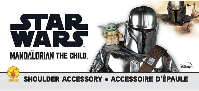 Detalle 2 de RUBIE'S Star Wars — accessoire d’épaule “Bébé Yoda” (taille unique) pour déguisement