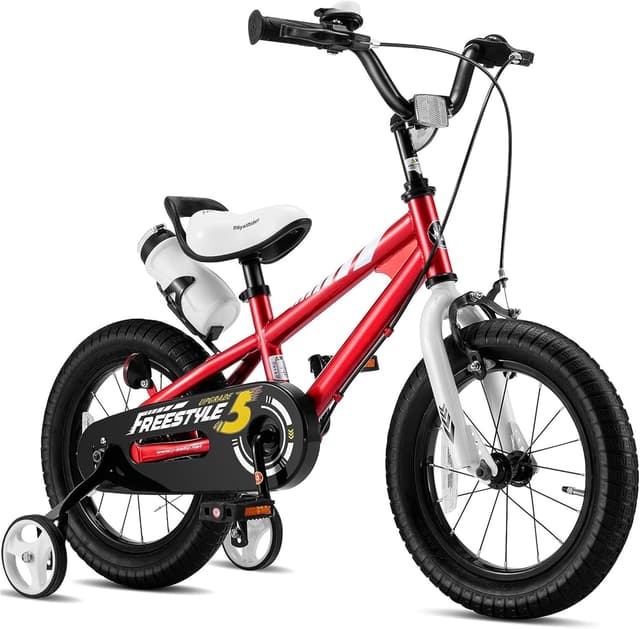 Detalle de RoyalBaby Kids Freestyle Bike with Dual Handbrake (12/14/16/18/20 Inch) for Beginners, Ages 3–10