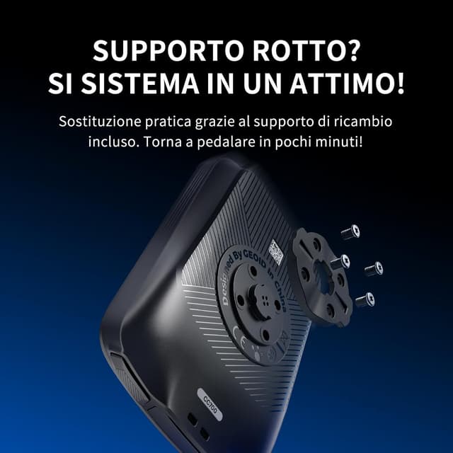 Detalle de GEOID CC700 GPS ciclocomputer con schermo a colori da 2,8” e navigazione per traccia