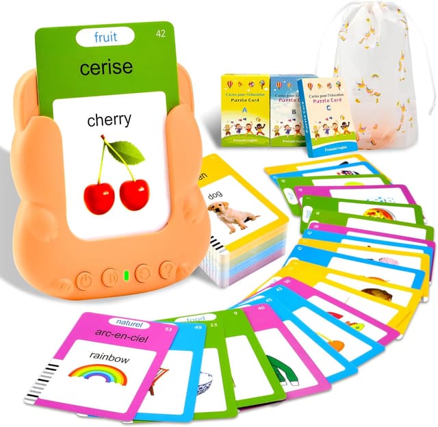 Detalle de 510 cartes flash parlantes enfants