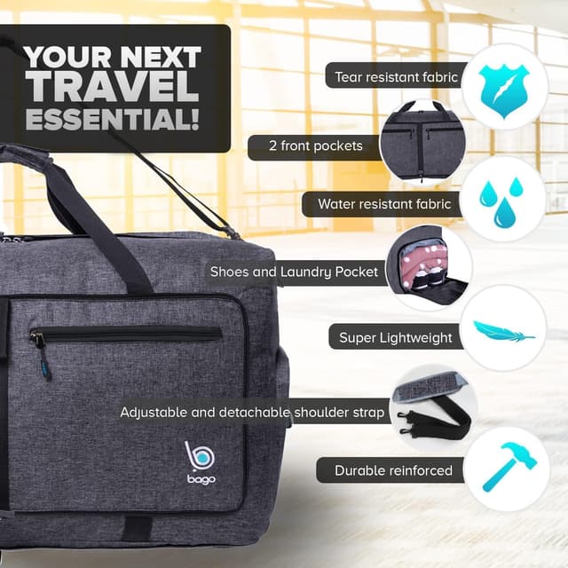 Detalle de bago Holdall bag 80L with shoe compartment