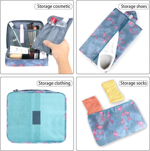 Thumbnail 2 de Coolzon Organizer Valigie Viaggio 8 Pezzi