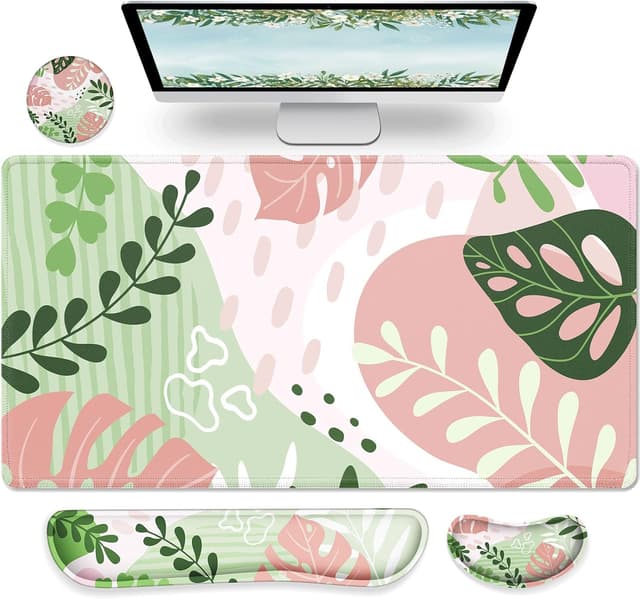 Imagen de Gimars Tappetino 3 in 1 mouse e poggiapolsi en OfertitasTOP