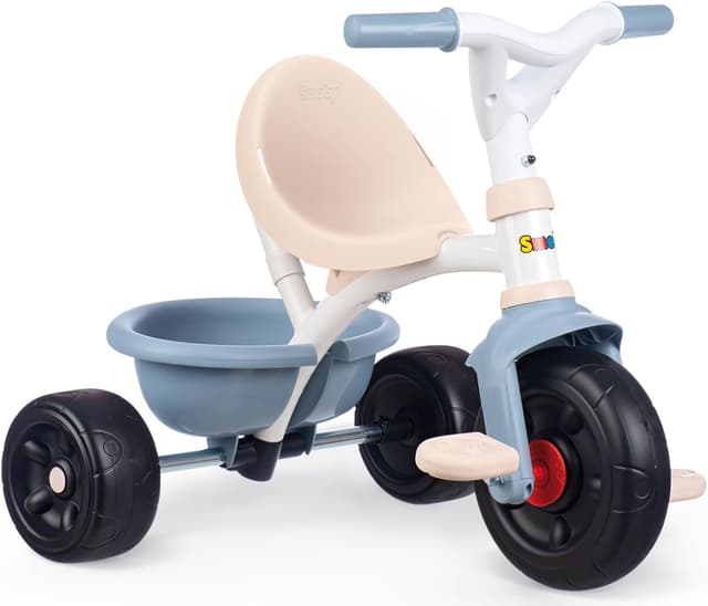 Detalle 2 de Smoby Be Fun Azul: Triciclo Evolutivo con Seguridad