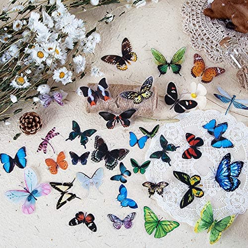 Thumbnail 4 de Knaid Butterfly Dragonfly Stickers 240 pieces 🎨