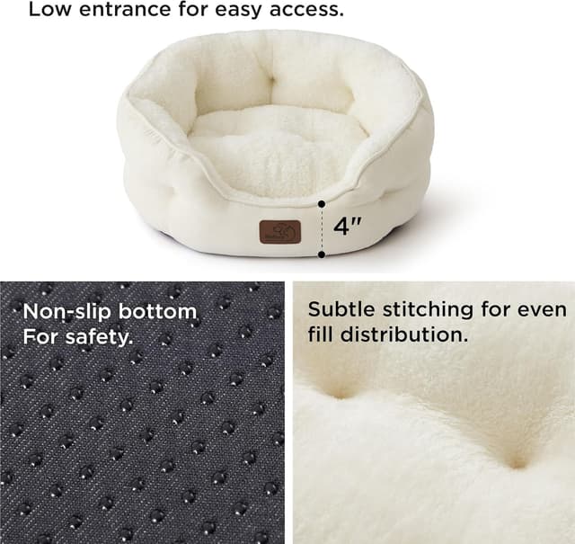 Detalle de Bedsure Cat Bed 51x48x15cm for indoor cats