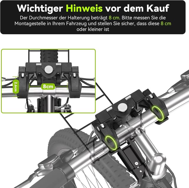 Detalle de DAISTERN Hundekorb fürs Fahrrad vorne mit L-Halterung, faltbar & atmungsaktiv (bis 10 kg)