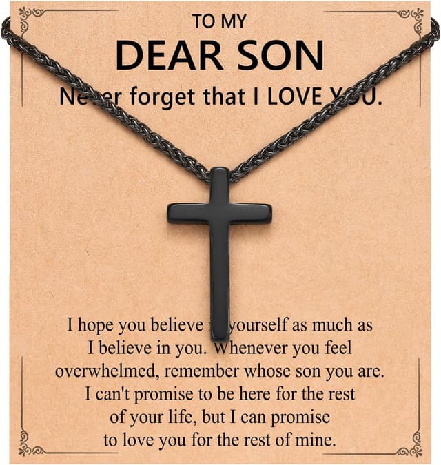 Thumbnail 6 de Dongjiangjin Cross Pendant for Grandson 20in Chain