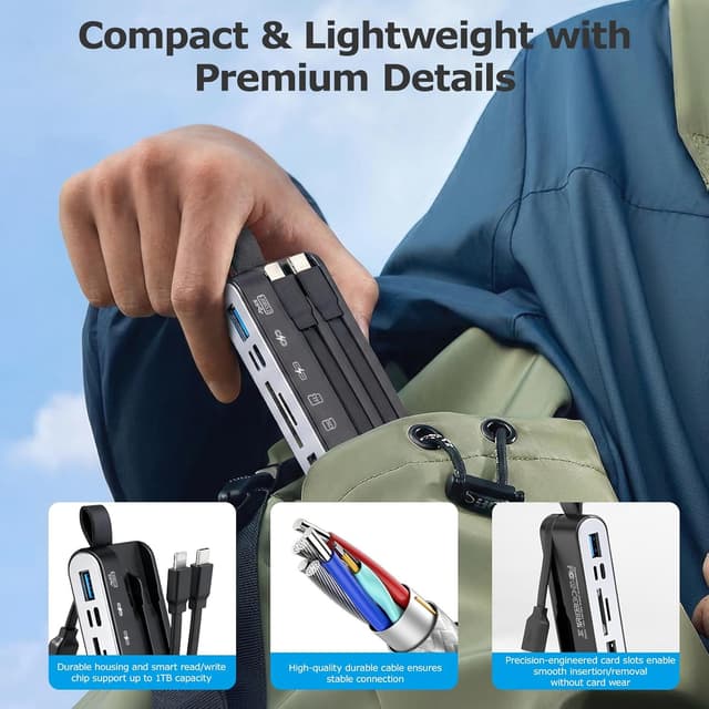 Thumbnail 5 de Carehabi Lettore Schede SD USB 3.2