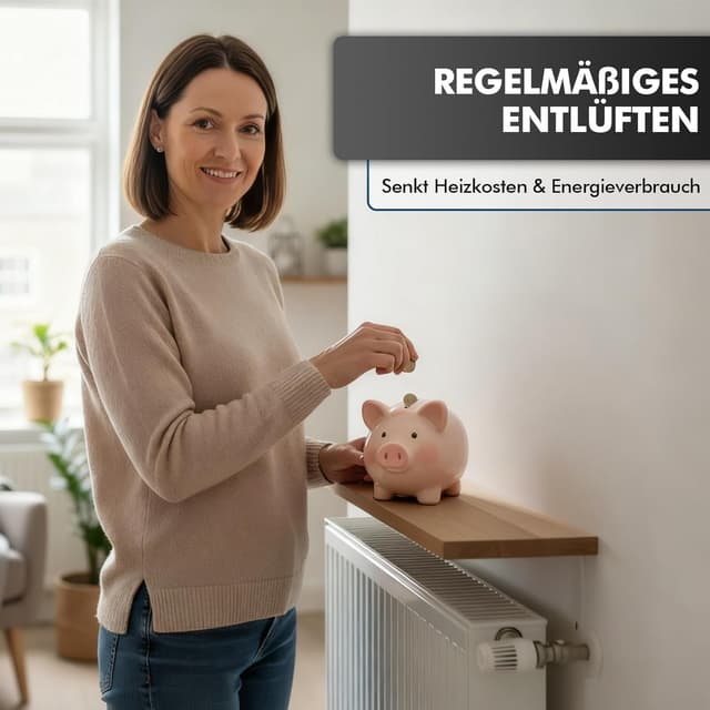 Detalle de Shinfly 4er Set Heizungsentlüftungsschlüssel (5 mm) für Heizkörper – aus Zinklegierung