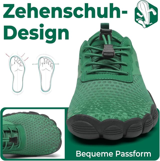 Detalle 2 de SAGUARO Badeschuhe für Damen & Herren (Gr. 36–48) – schnell trocknende Wasserschuhe mit rutschfester Sohle