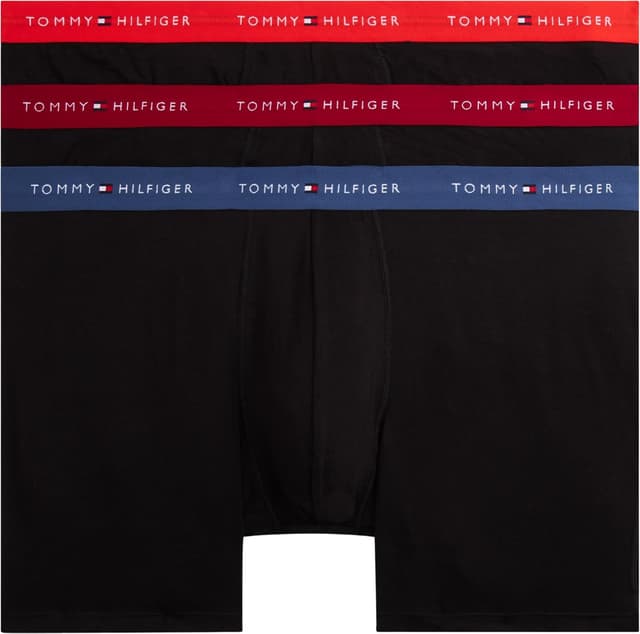 Detalle de Tommy Hilfiger BT 3p Boxer Brief WB UM0UM03896 da uomo (confezione da 3)